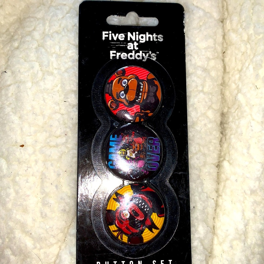 Five nights at Freddy's button set